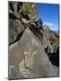 Petroglyphs, Santa Fe County, New Mexico, USA-Michael Snell-Mounted Photographic Print
