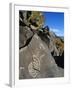 Petroglyphs, Santa Fe County, New Mexico, USA-Michael Snell-Framed Photographic Print