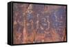 Petroglyphs, V Bar V Heritage Site, Arizona, USA-Jamie & Judy Wild-Framed Stretched Canvas