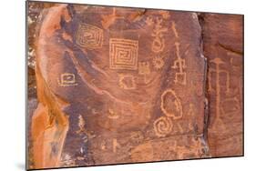 Petroglyphs, V Bar V Heritage Site, Arizona, USA-Jamie & Judy Wild-Mounted Photographic Print