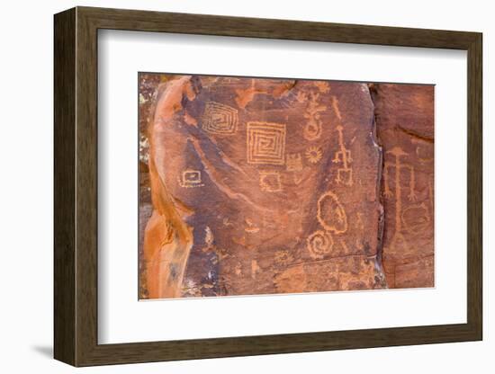 Petroglyphs, V Bar V Heritage Site, Arizona, USA-Jamie & Judy Wild-Framed Photographic Print