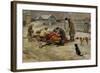 Petrograd in 1918 (From the Series of Watercolors Russian Revolutio), 1918-Ivan Alexeyevich Vladimirov-Framed Giclee Print