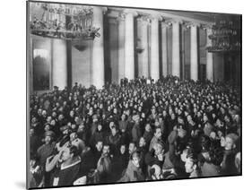 Petrograd Soviet of Workers and Soldiers' Deputies, Tauride Palace, Russia, 1917-null-Mounted Giclee Print