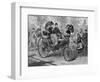 Petrol-Driven Car by Benz and Co., Capable of 16 KM Per Hour, C1890S-null-Framed Giclee Print