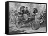 Petrol-Driven Car by Benz and Co., Capable of 16 KM Per Hour, C1890S-null-Framed Stretched Canvas