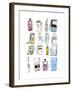 Petrol Pumps-Pat Macdonald-Framed Giclee Print