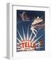 Pétrole Stella-Henri Gray-Framed Art Print