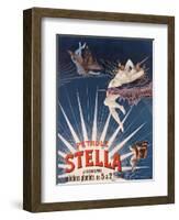 Pétrole Stella-Henri Gray-Framed Art Print