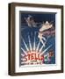 Pétrole Stella-Henri Gray-Framed Art Print