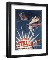 Pétrole Stella-Henri Gray-Framed Art Print