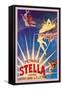 Petrole Stella-Henri Gray-Framed Stretched Canvas