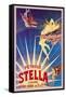 Petrole Stella-Henri Gray-Framed Stretched Canvas