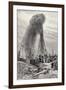 Petroleum Oil Wells, Baku, Caspian: A Fountain of Petroleum Oil, The Illustrated London News, 1886-null-Framed Giclee Print