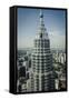 Petronas Tower I (452M), Kuala Lumpur, Malaysia-Andrew Taylor-Framed Stretched Canvas