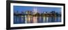 Petronas Towers and City Skyline, Lake Titiwangsa, Kuala Lumpur, Malaysia-Peter Adams-Framed Photographic Print