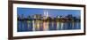 Petronas Towers and City Skyline, Lake Titiwangsa, Kuala Lumpur, Malaysia-Peter Adams-Framed Photographic Print