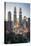 Petronas Towers and Klcc, Kuala Lumpur, Malaysia, Southeast Asia, Asia-Andrew Taylor-Stretched Canvas