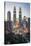 Petronas Towers and Klcc, Kuala Lumpur, Malaysia, Southeast Asia, Asia-Andrew Taylor-Stretched Canvas