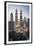 Petronas Towers and Klcc, Kuala Lumpur, Malaysia, Southeast Asia, Asia-Andrew Taylor-Framed Photographic Print