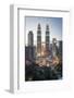 Petronas Towers and Klcc, Kuala Lumpur, Malaysia, Southeast Asia, Asia-Andrew Taylor-Framed Photographic Print