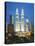 Petronas Towers and Klcc, Kuala Lumpur, Malaysia-Jon Arnold-Stretched Canvas