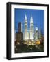 Petronas Towers and Klcc, Kuala Lumpur, Malaysia-Jon Arnold-Framed Photographic Print