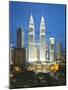 Petronas Towers and Klcc, Kuala Lumpur, Malaysia-Jon Arnold-Mounted Photographic Print