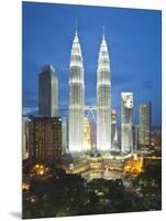 Petronas Towers and Klcc, Kuala Lumpur, Malaysia-Jon Arnold-Mounted Photographic Print