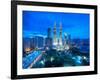 Petronas Towers and Klcc, Kuala Lumpur, Malaysia-Jon Arnold-Framed Photographic Print