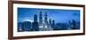 Petronas Towers and Klcc, Kuala Lumpur, Malaysia-Jon Arnold-Framed Photographic Print