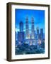 Petronas Towers and Klcc, Kuala Lumpur, Malaysia-Jon Arnold-Framed Photographic Print