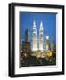 Petronas Towers and Klcc, Kuala Lumpur, Malaysia-Jon Arnold-Framed Photographic Print