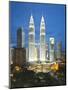 Petronas Towers and Klcc, Kuala Lumpur, Malaysia-Jon Arnold-Mounted Photographic Print