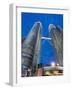 Petronas Towers and Malaysian National Flag, Kuala Lumpur, Malaysia-Gavin Hellier-Framed Photographic Print