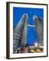 Petronas Towers and Malaysian National Flag, Kuala Lumpur, Malaysia-Gavin Hellier-Framed Photographic Print