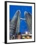 Petronas Towers and Malaysian National Flag, Kuala Lumpur, Malaysia-Gavin Hellier-Framed Photographic Print