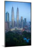 Petronas Towers at Daybreak, Kuala Lumpur, Malaysia, Southeast Asia, Asia-Frank Fell-Mounted Photographic Print