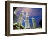 Petronas Towers at Night, Kuala Lumpur, Malaysia, Southeast Asia, Asia-Frank Fell-Framed Photographic Print