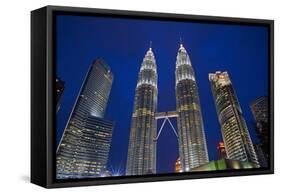 Petronas Towers, Klcc (Kuala Lumpur City Center), Kuala Lumpur, Malaysia, Southeast Asia, Asia-Tuul-Framed Stretched Canvas