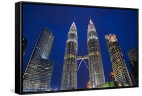 Petronas Towers, Klcc (Kuala Lumpur City Center), Kuala Lumpur, Malaysia, Southeast Asia, Asia-Tuul-Framed Stretched Canvas