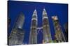 Petronas Towers, Klcc (Kuala Lumpur City Center), Kuala Lumpur, Malaysia, Southeast Asia, Asia-Tuul-Stretched Canvas