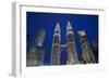 Petronas Towers, Klcc (Kuala Lumpur City Center), Kuala Lumpur, Malaysia, Southeast Asia, Asia-Tuul-Framed Photographic Print