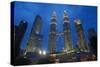 Petronas Towers, Klcc (Kuala Lumpur City Center), Kuala Lumpur, Malaysia, Southeast Asia, Asia-Tuul-Stretched Canvas