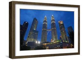 Petronas Towers, Klcc (Kuala Lumpur City Center), Kuala Lumpur, Malaysia, Southeast Asia, Asia-Tuul-Framed Photographic Print