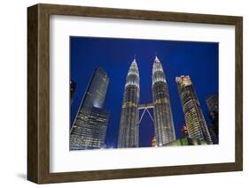 Petronas Towers, Klcc (Kuala Lumpur City Center), Kuala Lumpur, Malaysia, Southeast Asia, Asia-Tuul-Framed Photographic Print