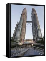 Petronas Towers, Kuala Lumpur, Malaysia, Southeast Asia, Asia-Christian Kober-Framed Stretched Canvas