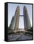 Petronas Towers, Kuala Lumpur, Malaysia, Southeast Asia, Asia-Christian Kober-Framed Stretched Canvas