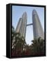 Petronas Towers, Kuala Lumpur, Malaysia, Southeast Asia, Asia-Ian Trower-Framed Stretched Canvas