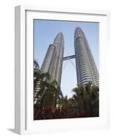 Petronas Towers, Kuala Lumpur, Malaysia, Southeast Asia, Asia-Ian Trower-Framed Photographic Print