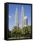 Petronas Towers, Kuala Lumpur, Malaysia, Southeast Asia-Tondini Nico-Framed Stretched Canvas